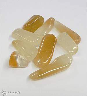 Trommelsteine Calcit honigfarben Honig-Calcit